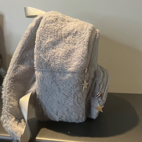 Mini fur back pack grey - Picture 4 of 9